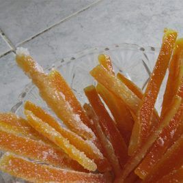 Naranja confitada