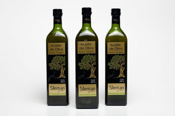 Aceite de oliva sleman vidrio