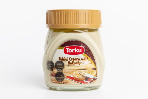Tahini Cream with Halvah Torku 400g 01